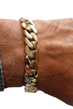gourmete Bracelet for men Solid Gold